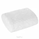 Koc 200x220 WARKOCZ biały z ozdobnym plecionym warkoczem Design 91 - 7