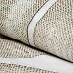 Pościel satynowa 160x200 SPRING 102 jasny krem ciemny beż z wzorem liści bananowca z kolekcji Classic - 5