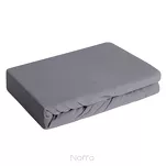 Prześcieradło z bawełny jersey 3 z gumką stalowe 240x220 - 5