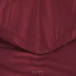 Pościel satynowa 220x200 DINA jednokolorowa gładka ciemna czerwień z kolekcji Diva Line - 3