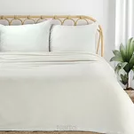 Koc 150x200 BLINK biały puszysty z błyszczącą srebrną nicią Design 91 - 6