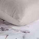 Pościel z mikrowłókna 160x200 VERANO 9 biała wrzosowa wzór kwiatowy Design 91 - 3