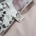 Pościel z mikrowłókna 160x200 VERANO 9 biała wrzosowa wzór kwiatowy Design 91 - 2