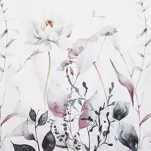 Pościel z mikrowłókna 160x200 VERANO 9 biała wrzosowa wzór kwiatowy Design 91 - 5