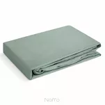 Prześcieradło z satyny bawełnianej z gumką NOVA 3 szałwiowe 220x200 - 3