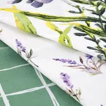 Komplet ścierek kuchennych 3x50x75 LAVENDER fioletowe w różne wzory z bawełny - 4