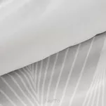 Pościel satynowa 220x200 SPRING 88 jasny szary z motywem geometrycznym z kolekcji Classic - 6