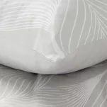 Pościel satynowa 220x200 SPRING 88 jasny szary z motywem geometrycznym z kolekcji Classic - 7