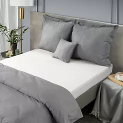 Prześcieradło z bawełny frotte z gumką kremowe 180x200 Design 91