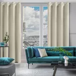 Zasłona na przelotkach 140x250 ROSA welwetowa beżowa Design 91 - 13