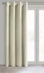 Zasłona na przelotkach 140x250 ROSA welwetowa beżowa Design 91 - 7