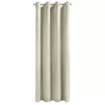 Zasłona na przelotkach 140x250 ROSA welwetowa beżowa Design 91 - 8