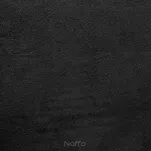 Zasłona na taśmie 140x270 AURA welwetowa czarna jednokolorowa zdobiona w górnej części falbanami - 6