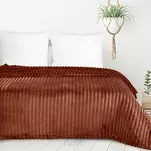 Koc 150x200 SOFT ceglany puszysty typu flano z wytłaczanym wzorem Design 91 - 6