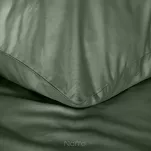 Pościel satynowa 180x200 NOVA 3 jednokolorowa gładka szałwiowa - 7
