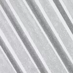 Firana na taśmie 300x250 KELLY biała o strukturze delikatnego deszczyku z błyszczącą srebrną nicią - 5