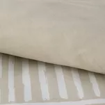 Pościel satynowa 140x200 SPRING 80 beżowa z wzorem geometrycznym z kolekcji Classic - 3