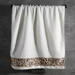 Ręcznik 30x50 EVA 23 Eva Minge kremowy z drukowaną bordiurą z wzorem zwierzęcym - 5