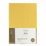 Prześcieradło z satyny bawełnianej z gumką NOVA 3 musztardowe 100x200 - 6