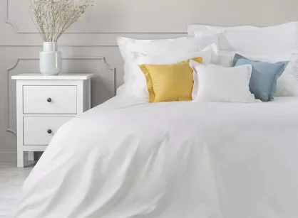 Poszwa na kołdrę bawełniana 160x200 NOVAC biała