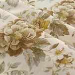 Obrus gobelinowy 140x200 CUA złoty wzór kwiatowy z nicią metaliczną - 2