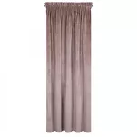 Zasłona na taśmie 140x270 VILLA welwetowa pudrowa o aksamitnej strukturze - 3