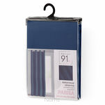 Zasłona na przelotkach 135x250 PARISA zaciemniająca granatowa jednokolorowa Design 91 - 8