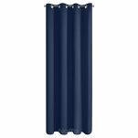 Zasłona na przelotkach 135x250 PARISA zaciemniająca granatowa jednokolorowa Design 91 - 7