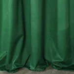 Zasłona gotowa na taśmie 140x270 ROSA welwetowa ciemna zieleń Design 91 - 11