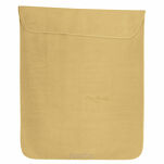 Koc akrylowy 160x240 CLARA 1 Pierre Cardin musztardowy jednokolorowy z wyhaftowanym logo - 7