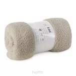 Koc na fotel 70x160 LORI beżowy puszysty jednokolorowy z kolekcji Design 91 - 6