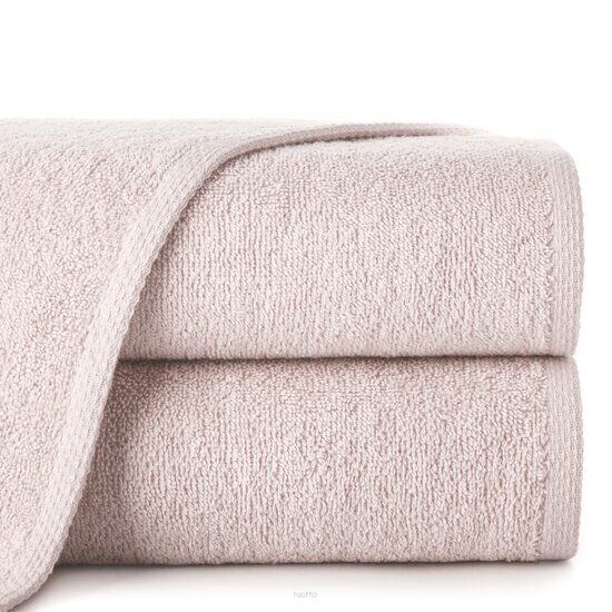 Ręcznik bawełniany 30x50 GŁADKI 1 jednokolorowy pudrowy