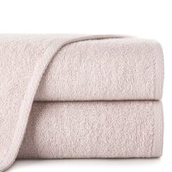 Ręcznik bawełniany 30x50 GŁADKI 1 jednokolorowy pudrowy