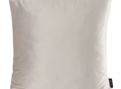 Poszewka welwetowa 45x45 MADIE 2 jednokolorowa beżowa