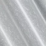 Firana na przelotkach 300x250 KELLY biała o strukturze delikatnego deszczyku z błyszczącą srebrną nicią - 5