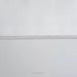 Obrus elegancki 145x350 MADELE biały zdobiony srebrną lamówką - 2