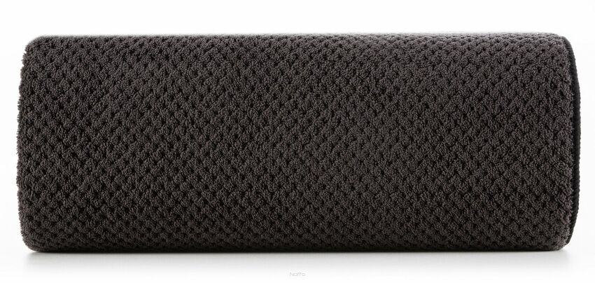 Ręcznik szybkoschnący 70x140 ZOE 1 stalowy z mikrofibry o ryżowej strukturze