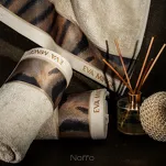 Ręcznik 50x90 EVA 23 Eva Minge czarny z drukowaną bordiurą z wzorem zwierzęcym - 5