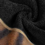 Ręcznik 50x90 EVA 23 Eva Minge czarny z drukowaną bordiurą z wzorem zwierzęcym - 4