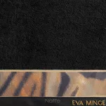 Ręcznik 50x90 EVA 23 Eva Minge czarny z drukowaną bordiurą z wzorem zwierzęcym - 3