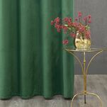 Zasłona na taśmie 140x270 ROSA welwetowa ciemna zieleń Design 91 - 12