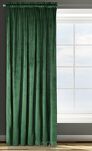 Zasłona na taśmie 140x270 ROSA welwetowa ciemna zieleń Design 91 - 9