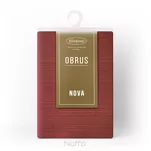 Obrus 140x180 GLAMO bordowy z przetykaną błyszczącą złotą nicią - 5