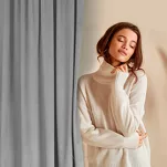 Zasłona na taśmie 135x300 ROSA welwetowa stalowa Design 91 - 8