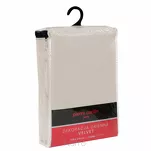Zasłona gotowa na taśmie 140x270 SIBEL welwetowa Pierre Cardin beżowa jednokolorowa - 9