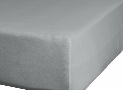 Prześcieradło z bawełny jersey z gumką stalowe 160x200 Design 91