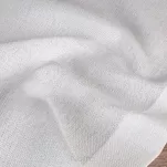 Bieżnik 40x180 STELLA 2 biały zdobiony kantą z wplecioną nicią srebrną - 9