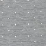 Firana na taśmie 140x270 SIBEL biała ze srebrnym nadrukiem drobnych rombów - 2