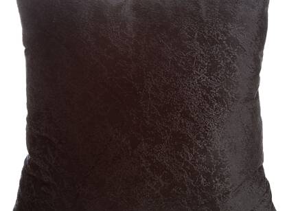 Poszewka welwetowa 40x40 RIVA czarna z nadrukiem imitującym marmur