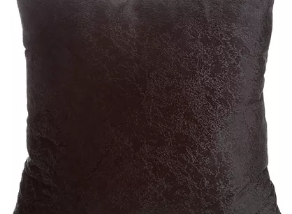 Poszewka welwetowa 40x40 RIVA czarna z nadrukiem imitującym marmur